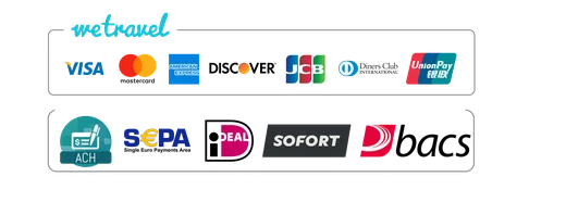 Secure payment options available through WeTravel