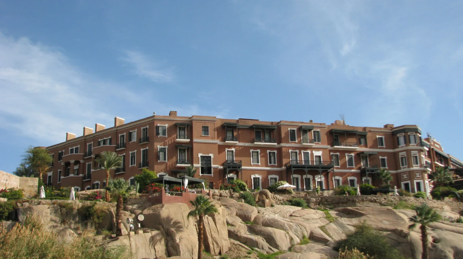 Old Cataract Hotel in Aswan above the Nile